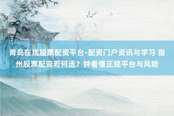 青岛在线股票配资平台-配资门户资讯与学习 宿州股票配资若何选？钟看懂正规平台与风险